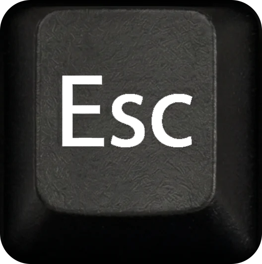 Escape key